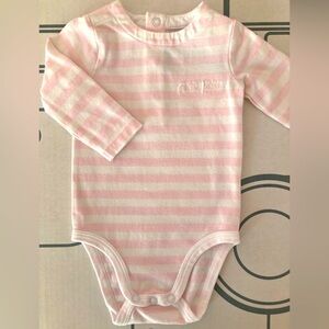 Jacadi Paris long-sleeved “petite fille” bodysuit, size 3 months